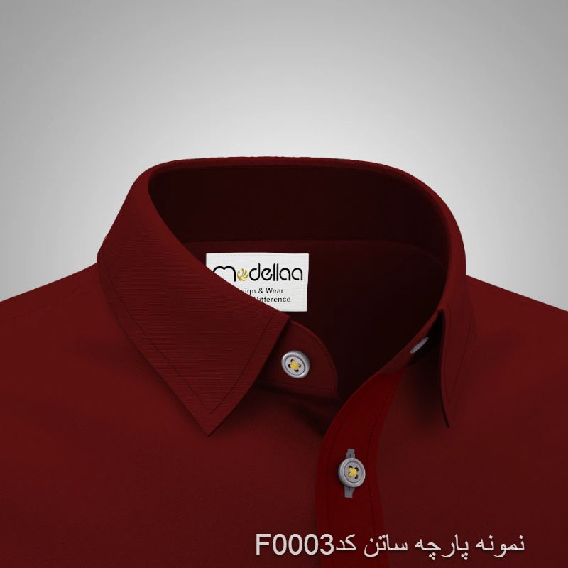 نمونه پارچه پیراهنی مردانه ساتن کد F0003(جهت تست قبل از سفارش دوخت)
