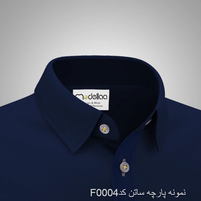 نمونه پارچه پیراهنی مردانه ساتن کد F0004(جهت تست قبل از سفارش دوخت)