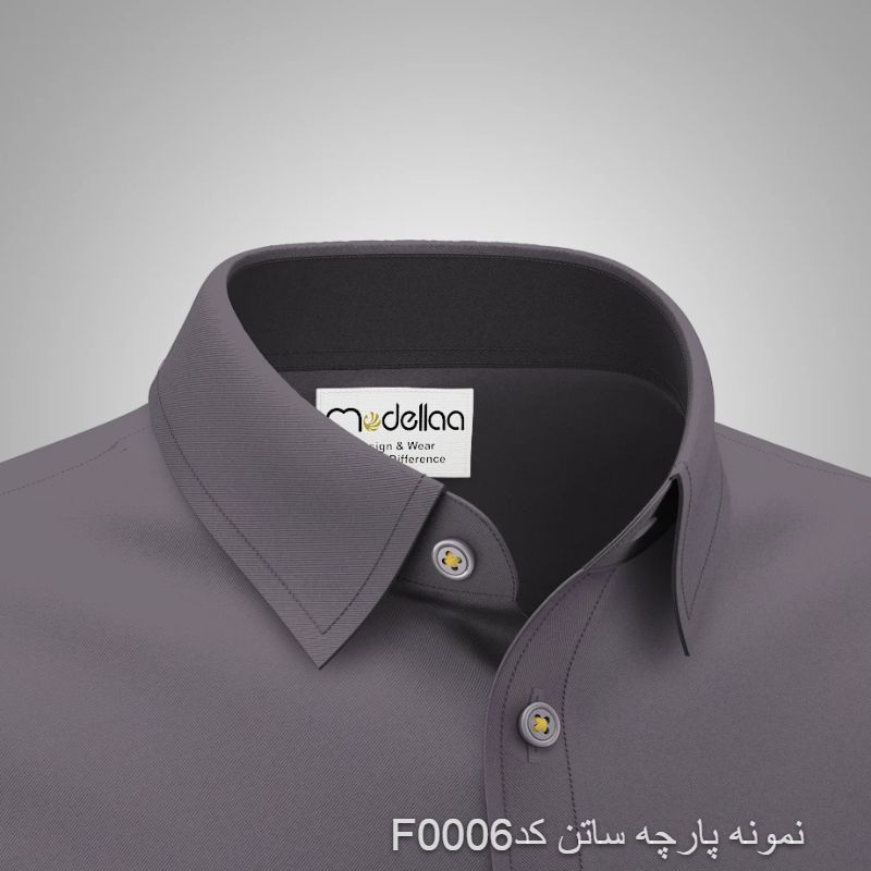 نمونه پارچه پیراهنی مردانه ساتن کد F0006(جهت تست قبل از سفارش دوخت)