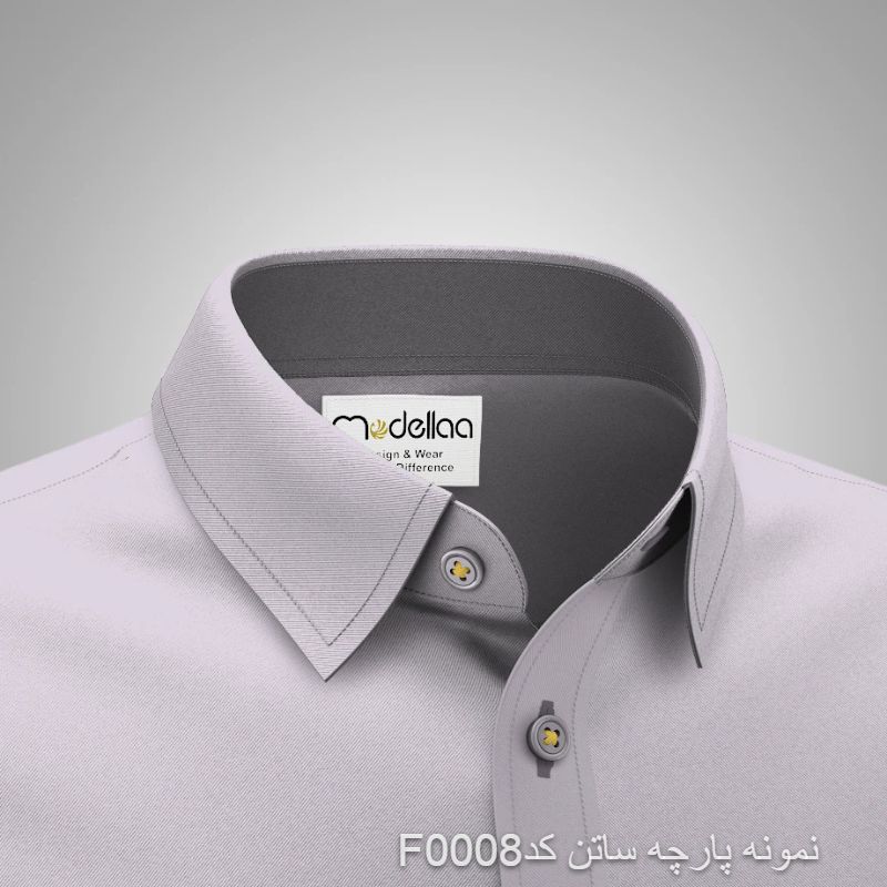 نمونه پارچه پیراهنی مردانه ساتن کد F0008(جهت تست قبل از سفارش دوخت)