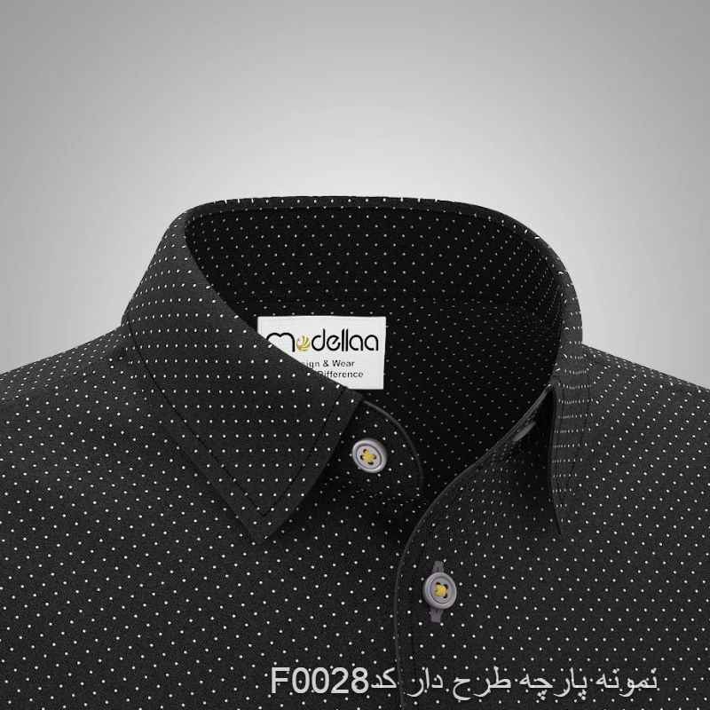 نمونه پارچه پیراهنی مردانه طرح دار کد F0028(جهت تست قبل از سفارش دوخت)
