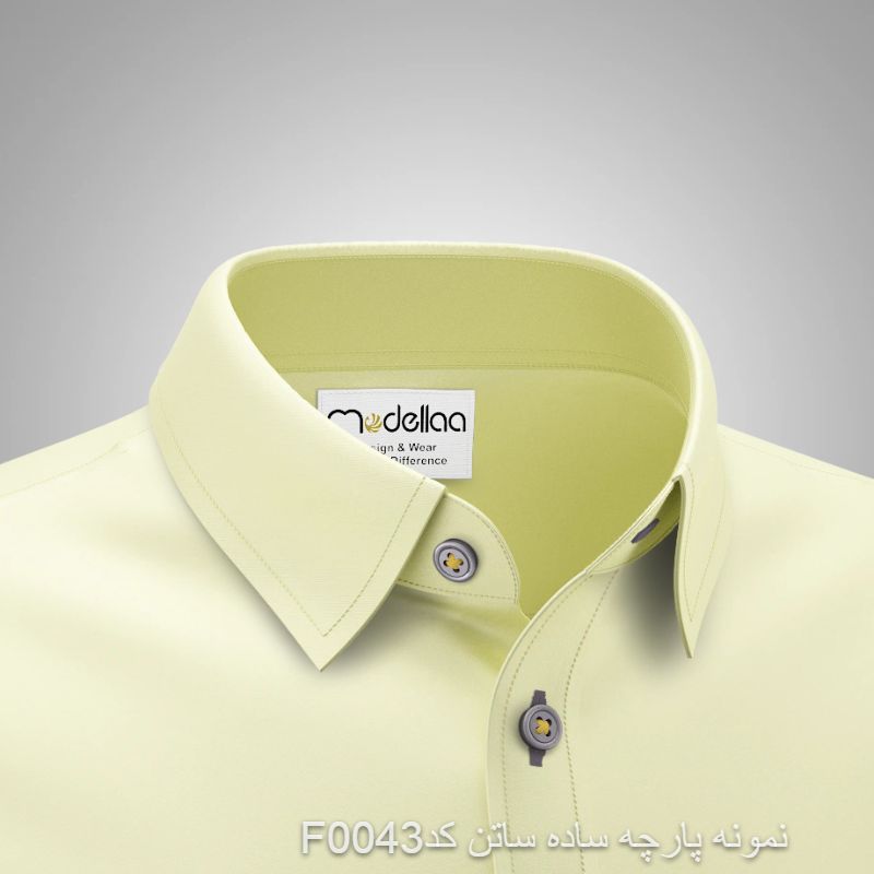 نمونه پارچه پیراهنی مردانه ساتن کد F0043(جهت تست قبل از سفارش دوخت)